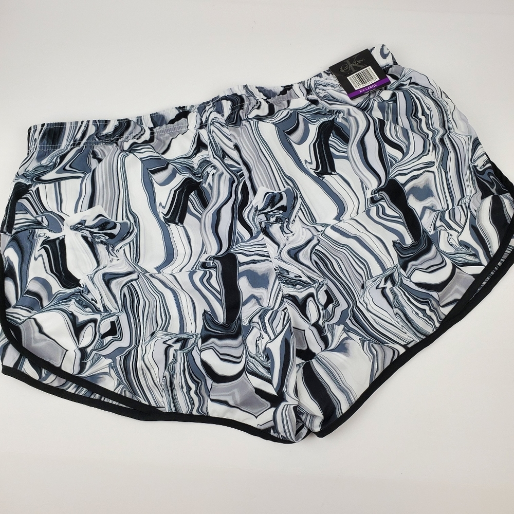 NWT Calvin Klein Marbled Look Shorts - Picture 3 of 3